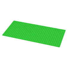 3857 Bright Light Green Baseplate 16 x 32